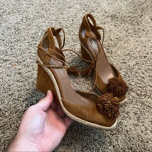 Aquazzura Lqce Up Espadrille Sandals